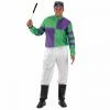 Mens Green & Purple Jockey Costume -Morphsuits Sales Shop 5055305413678.main