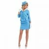 Womens Blue Cabin Crew Costume -Morphsuits Sales Shop 5055305421284.main