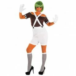 Womens Sexy Chocolate Factory Worker With Shorts Costume