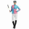 Womens Pink & Blue Jockey Costume -Morphsuits Sales Shop 5055305468401.main