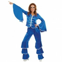 Womens Dancing Queen Blue Costume