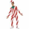 Mens Candy Cane Man Costume -Morphsuits Sales Shop 5055305478011.main