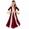 Kids Deluxe Burgundy Queen Gown Costume -Morphsuits Sales Shop 5055305478103.main