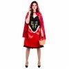 Womens Red Fairytale Cape Costume -Morphsuits Sales Shop 5055305480175.main