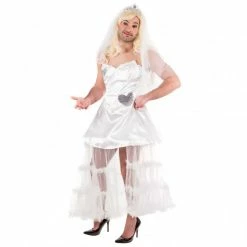 Mens Run Away Bride Costume -Morphsuits Sales Shop 5055305480410.main