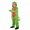 Kids Green & Orange Dinosaur Costume 1 Kids Green & Orange Dinosaur Costume -Morphsuits Sales Shop 5055305482414.main