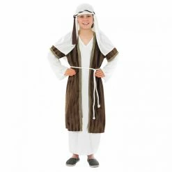 Kids Nativity Shepherd Brown Costume -Morphsuits Sales Shop 5 0 5055305442470.main