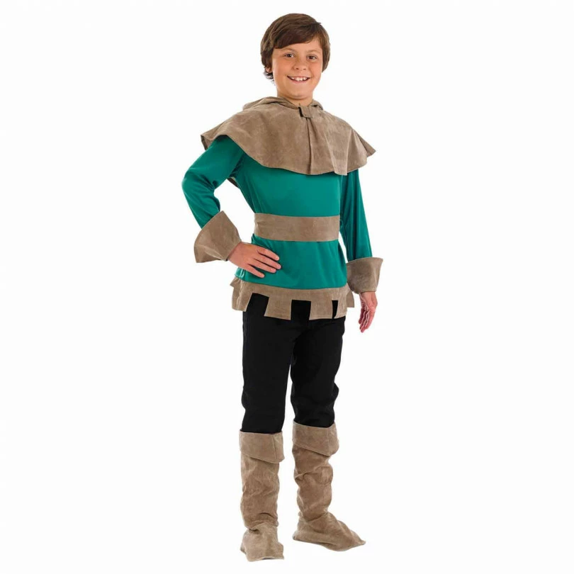Kids Sherwood Forest Thief Costume 3 Kids Sherwood Forest Thief Costume