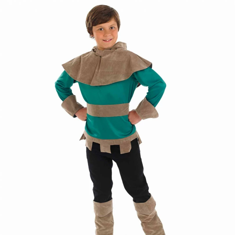 Kids Sherwood Forest Thief Costume 4 Kids Sherwood Forest Thief Costume - Image 2