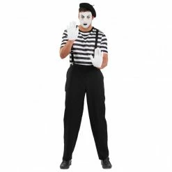 Mens Mime Artist Clown Costume -Morphsuits Sales Shop 5 0 5055305452158.main