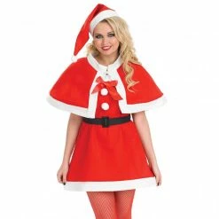 Womens Sexy Santa With Shawl Costume -Morphsuits Sales Shop 5 0 5055305457825.pt01