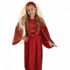 Kids Red Tudor Princess Costume -Morphsuits Sales Shop 5 0 5055305458242.pt01