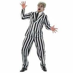 Mens Black & White Suit Ghost Costume -Morphsuits Sales Shop 5 0 5055305462195.main
