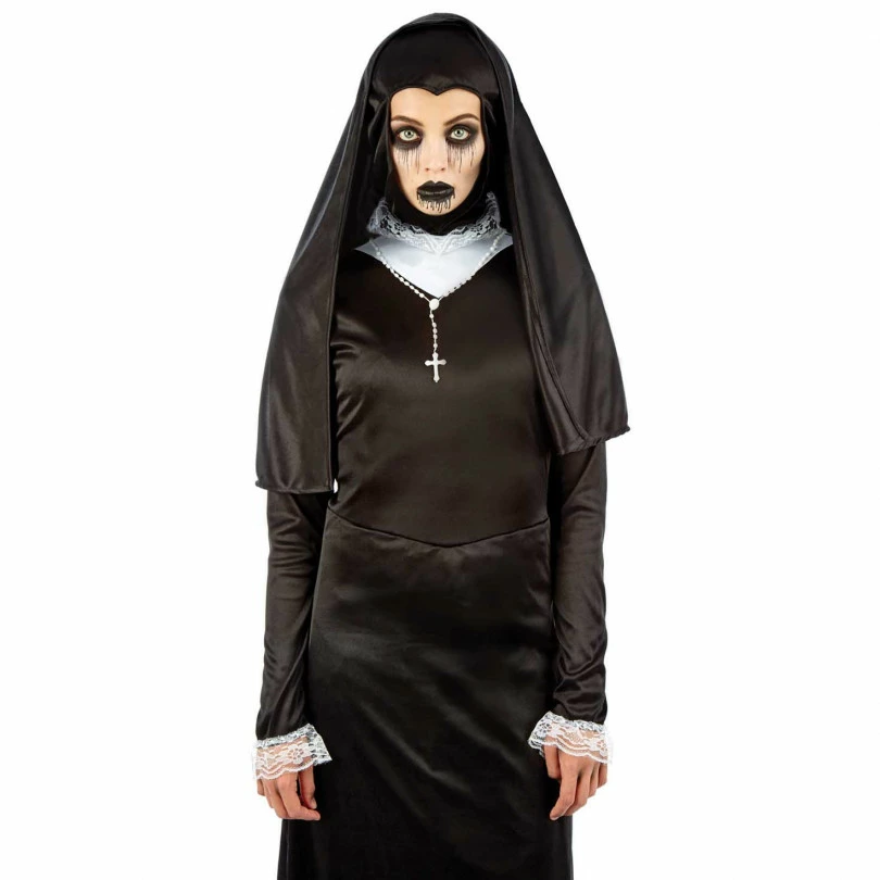 Womens Gothic Nun Costume 5 Womens Gothic Nun Costume - Image 3