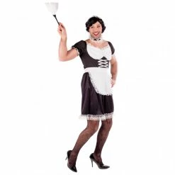 Mens Sexy French Maid Costume -Morphsuits Sales Shop 5 0 5055305480595.main