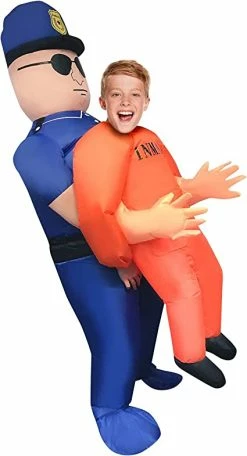 Kids Police Pick Me Up Inflatable Costume -Morphsuits Sales Shop 61crqyenn8l. ac sx425