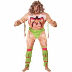Mens Ultimate Warrior WWE Wrestler Costume