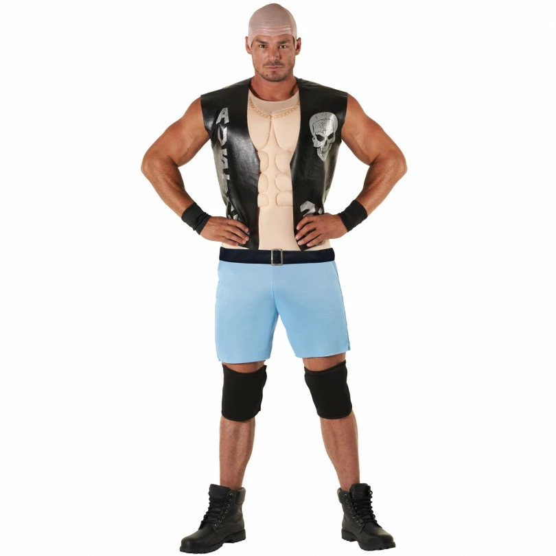 Mens Stone Cold Steve Austin WWE Wrestler Costume 3 Mens Stone Cold Steve Austin WWE Wrestler Costume
