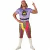 Mens Macho Man Randy Savage Purple WWE Wrestler Costume -Morphsuits Sales Shop 887513058557.main