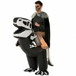 Ride On T-Rex Skeleton Inflatable Costume -Morphsuits Sales Shop 887513090663.pt02