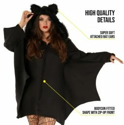 Womens Fluffy Bat Dress 15 Womens Fluffy Bat Dress -Morphsuits Sales Shop 887513098911.pt03