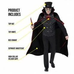 Men's Jack The Ripper Costume -Morphsuits Sales Shop 887513098997.pt01