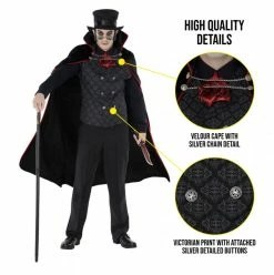 Men's Jack The Ripper Costume -Morphsuits Sales Shop 887513098997.pt03