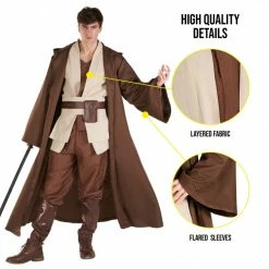 Men's Fantasy Hooded Robe Costume 12 Men's Fantasy Hooded Robe Costume -Morphsuits Sales Shop 887513099376.pt02