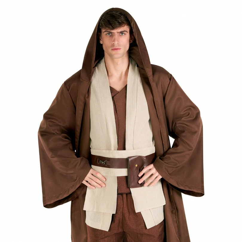 Men's Fantasy Hooded Robe Costume 4 Men's Fantasy Hooded Robe Costume - Image 2