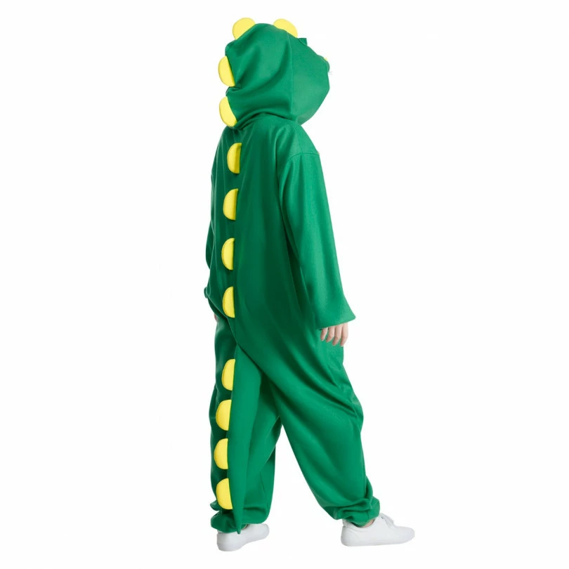 Mens Green Dinosaur Onesie Costume 7 Mens Green Dinosaur Onesie Costume - Image 5