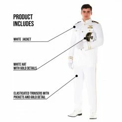 Mens Navy Captain Costume -Morphsuits Sales Shop 887513099550.pt01