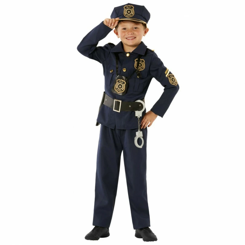 Kids US Cop Sergeant Costume 3 Kids US Cop Sergeant Costume