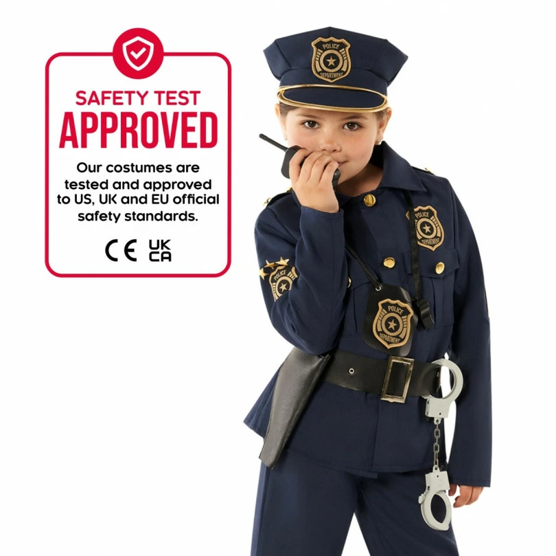 Kids US Cop Sergeant Costume 10 Kids US Cop Sergeant Costume - Image 8
