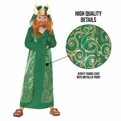 Kids Green Nativity King Costume -Morphsuits Sales Shop 887513099970.pt02