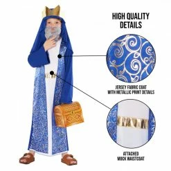 Kids Blue Nativity King Costume -Morphsuits Sales Shop 887513100010.pt02