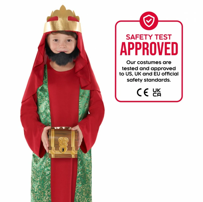Kids Red Nativity King Costume 9 Kids Red Nativity King Costume - Image 7