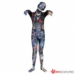 Kids Jaw Dropper Burnt Zombie Morphsuit -Morphsuits Sales Shop 8 8 887513021919.pt01