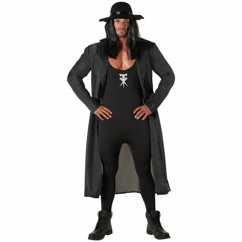 Mens The Undertaker WWE Wrestler Costume 4 Mens The Undertaker WWE Wrestler Costume - Image 2