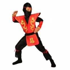 Kids Red Ninja Costume
