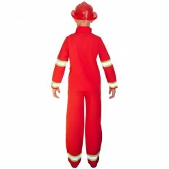 Kids Red Fire Fighter Costume -Morphsuits Sales Shop 8 8 887513033387.pt01