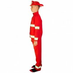 Kids Red Fire Fighter Costume -Morphsuits Sales Shop 8 8 887513033387.pt02