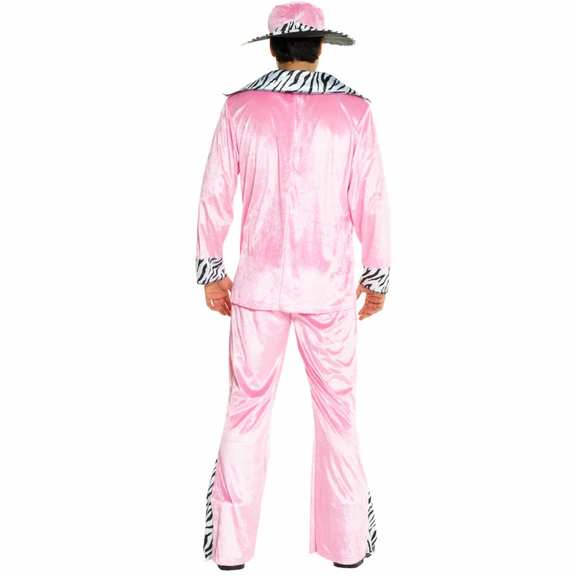 Pimp Daddy Costume Pink 5 Pimp Daddy Costume Pink - Image 3