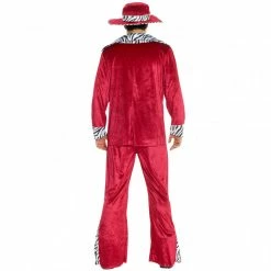 Pimp Daddy Costume Burgundy -Morphsuits Sales Shop 8 8 887513037552.pt01