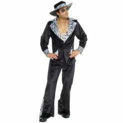 Pimp Daddy Costume Black -Morphsuits Sales Shop 8 8 887513037576.main
