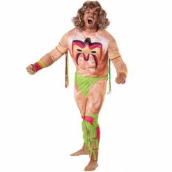 Mens Ultimate Warrior WWE Wrestler Costume -Morphsuits Sales Shop 8 8 887513058496.pt03