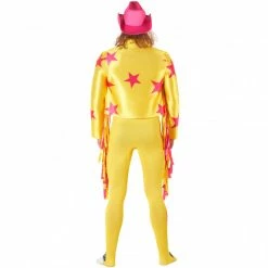 Mens Macho Man Randy Savage Yellow WWE Wrestler Costume -Morphsuits Sales Shop 8 8 887513059448.pt01