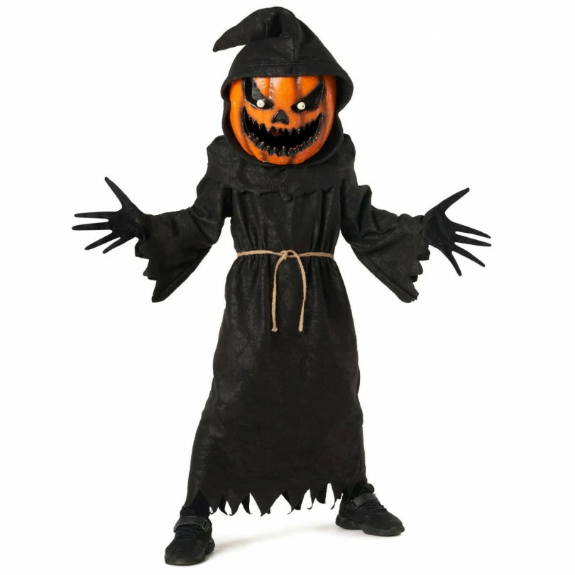 Kids Evil Pumpkin Monster Costume 3 Kids Evil Pumpkin Monster Costume