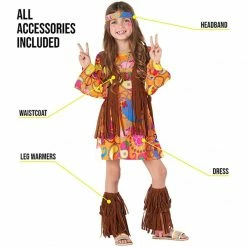 Kids Hippie Girl Costume -Morphsuits Sales Shop kids hippie costume 2