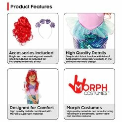 Kids Metallic Mermaid Costume -Morphsuits Sales Shop kids metallic mermaid costume 4