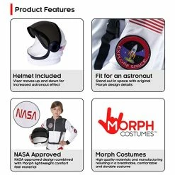 Kids White Astronaut Costume -Morphsuits Sales Shop kids nasa astronaut 4